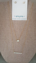 14 Karat Gold Plated Mini Synthetic White Opal Necklace