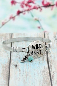 Burnished Silvertone "wild Spirit" Bracelet