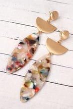 Goldtone Geo Glam Earrings