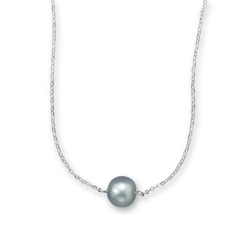 Silver Cultured Freshwater Pearl Necklace